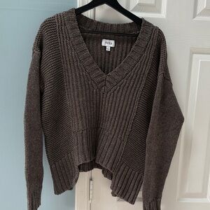 Pistola Charcoal V-Neck Sweater